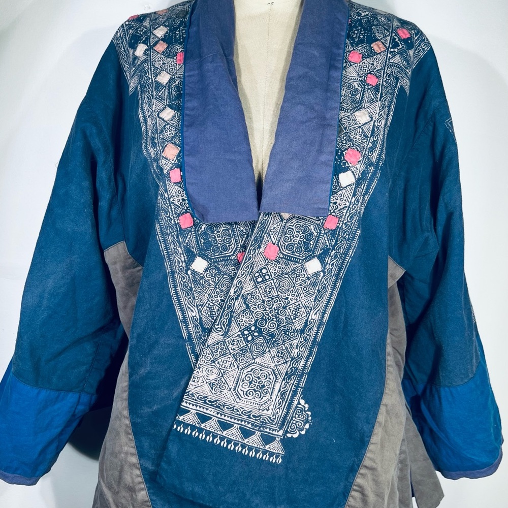 Magnolia Pearl Taj Appliqué Kimono NWT O/S - Picture 5 of 9